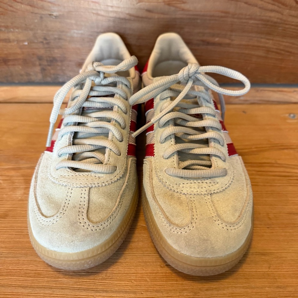 Adidas Spezial Red and Grey Sneakers